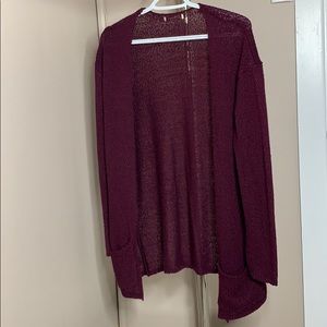 Ardene Purple cardigan
